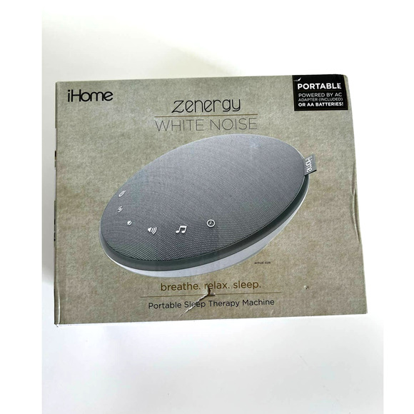 iHome Zenergy Portable White Noise Machine, Sleep Therapy Machine New - Picture 1 of 5